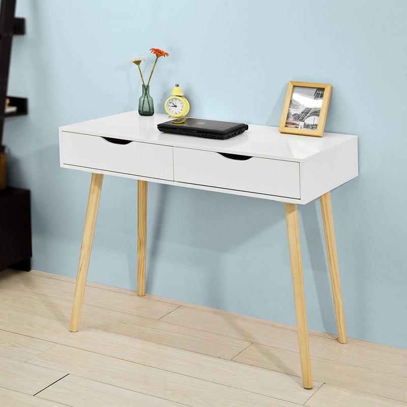 Wooden Computer Desk Furniture Bedroom Dressing Table Master Simple Makeup Table Nordic Ins Wind Small Storage Table