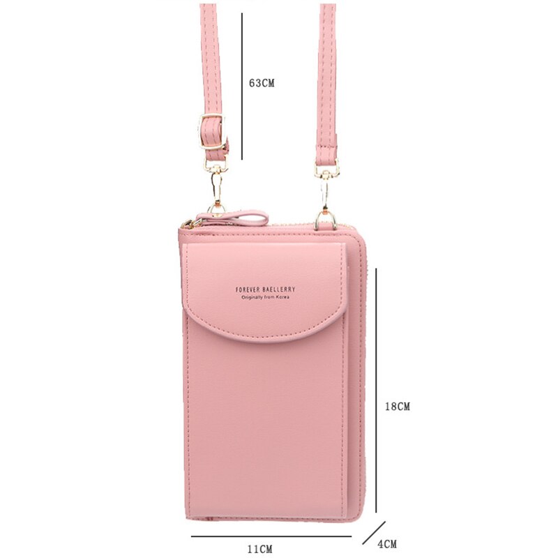 Baellerry kvinder tegnebog mærke mobiltelefon tegnebog håndtaske pung kobling messenger skulderstropper taske