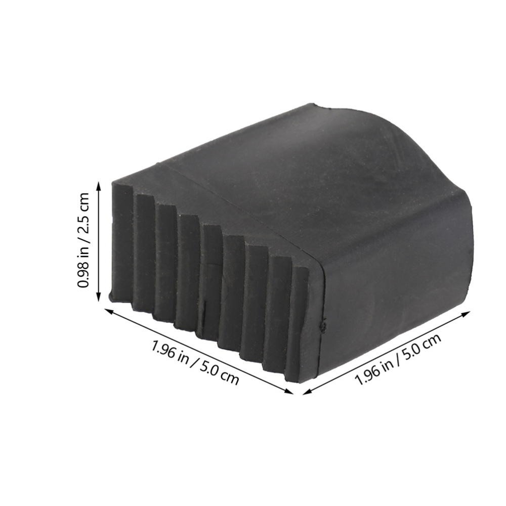 4pcs Rubber Ladder Feet Rest Mats Non-Skid Feet Covers Folding Ladder Accessory