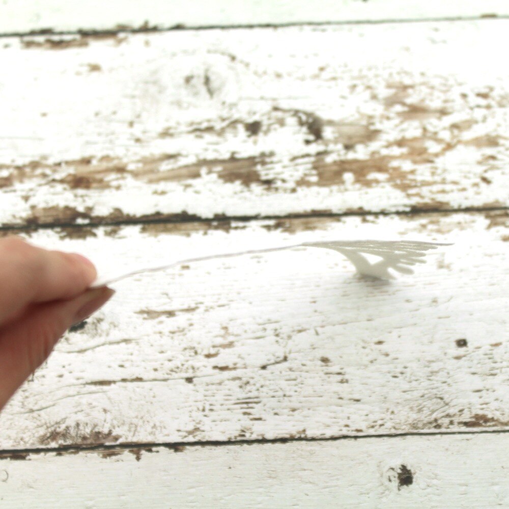 7 inch White Glitter Crown Appliques - Felt Back Embellishment 5" - Headband Embellishments - DIY - Flat Crown