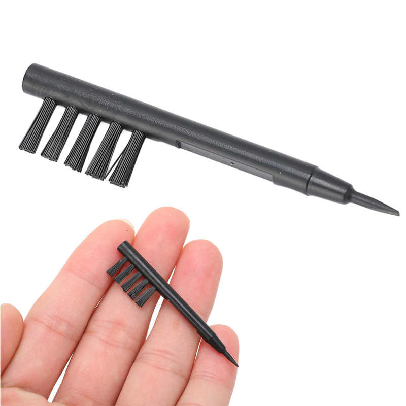 Hearing Aid Cleaning Easier Remove Hearing Aid Hairbrush Black for Hearing Aid Cleaning Tool