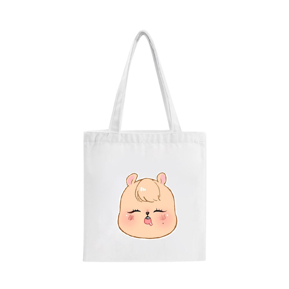 Stray Kids Tote Bags SKZOO Canvas Shoulder Bag HAN BANG CHAN CHANGBIN FELIX SEUNGMIN HYUNJIN LEE KNOW Shopper Bolsas Handbag: 01