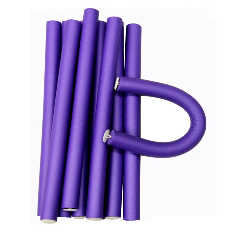 10 stuks/set zachte haarrollers schuimroller spons haarstokje spiraal krultangen twist krullen diy styling hulpgereedschap accessoires
