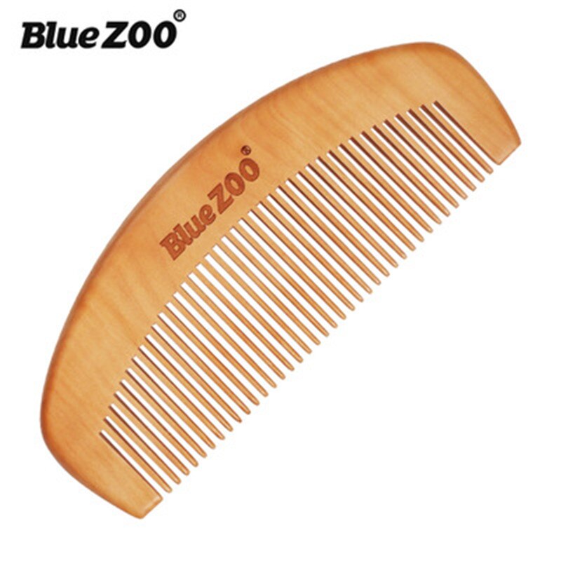 Natural Pearwood Comb Durable Wide and Fine Teeth Combination Comb 17CM Hair and Beard COMB Grooming