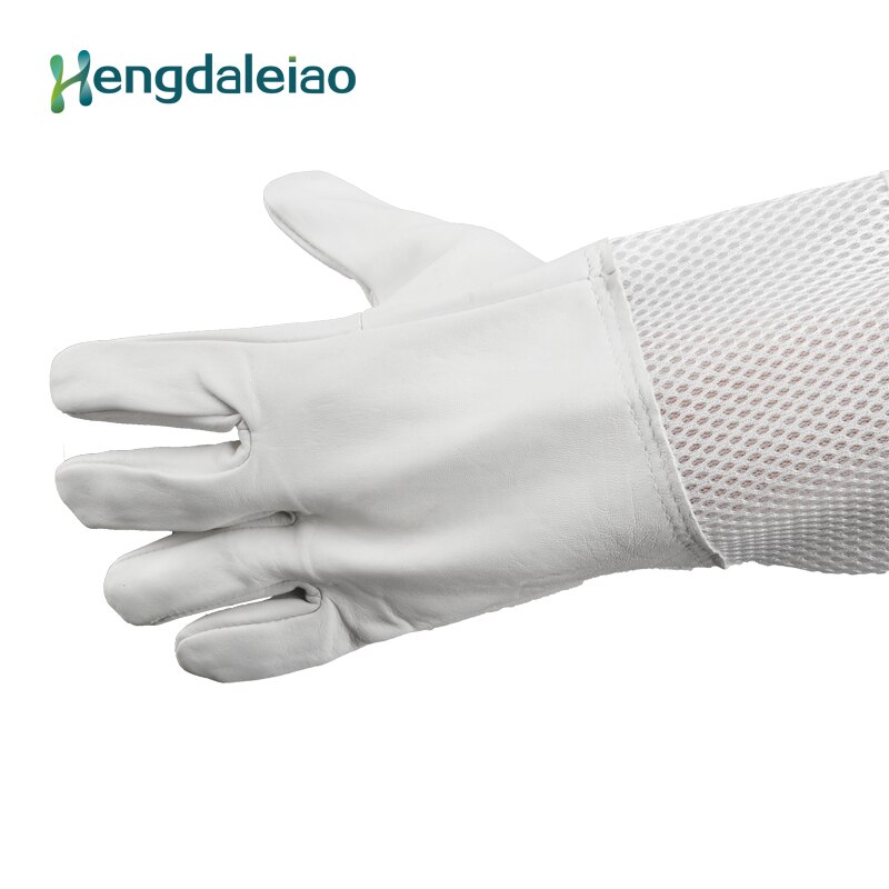 Chinese White Bee Keeping Hand Equipment Beekeeping Protecting Gloves for Beekeeper NO.13