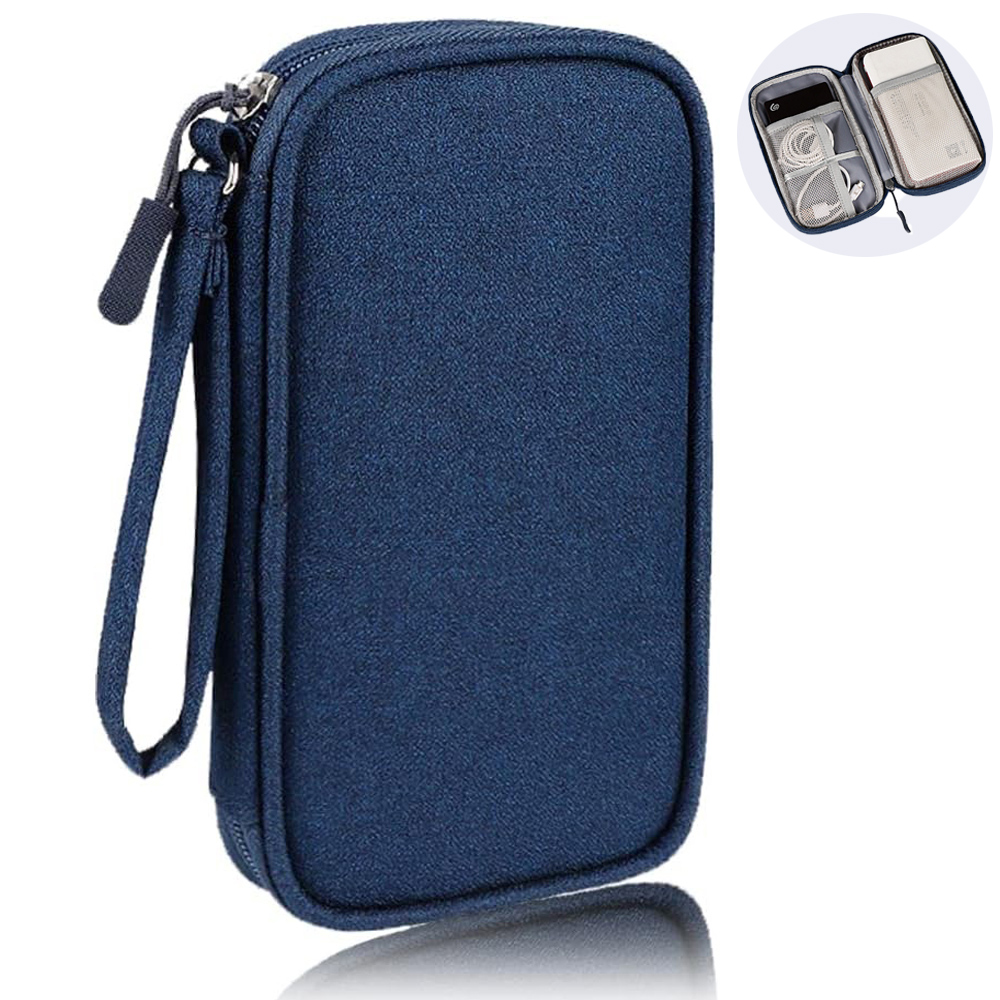 Torba podróżna z organizerem Wodoodporny, przenośny, pyłoszczelny przewód i torba do przechowywania telefonu Pendrive USB Organizery do przechowywania Etui Futerał do przenoszenia