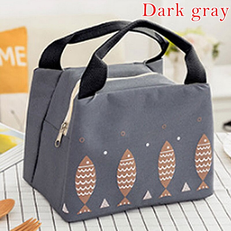 JODIMITTY Mittagessen Taschen Tragbare Isolierte Oxford Thermische Lebensmittel Pack Picknick Taschen Für Frauen freundlicher Funktionale aufbringen Kühler Mittagessen Kasten: D