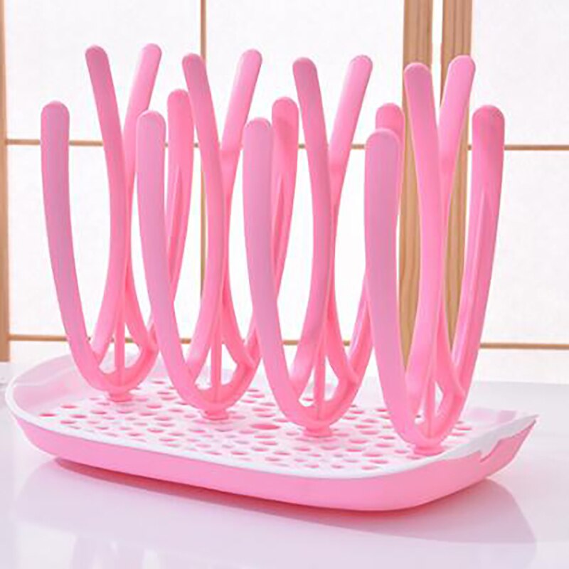 Baby Feeding Bottle Drying Rack Mat Tree Shelf Kitchen Cleaning Tool Dryer Rack Detachable Storage Cup Dry Rack YHZ002