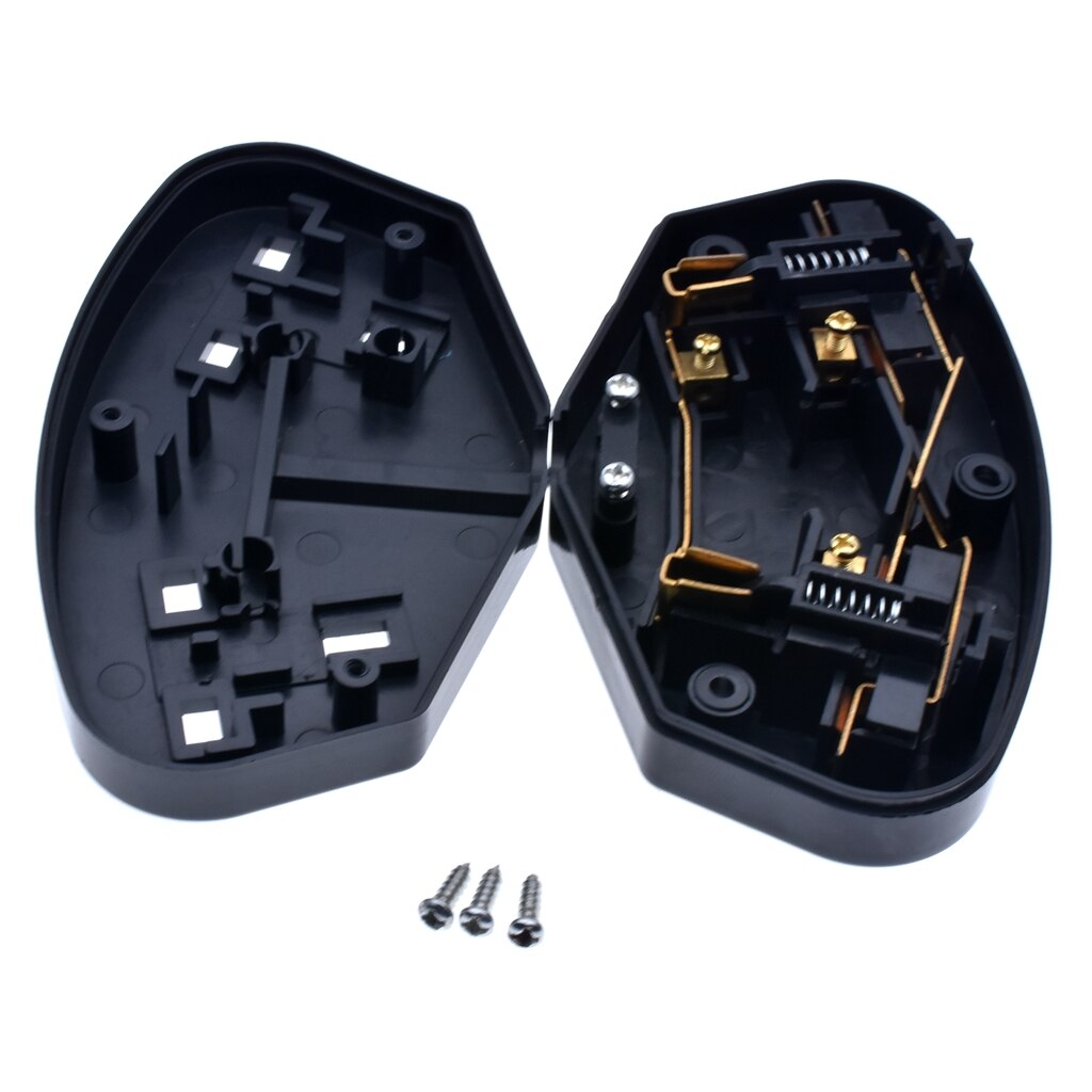 2 gang UK Standard Detachable Female Socket 13A British Power Cord Rewirable Connector 2 Outlet Socket