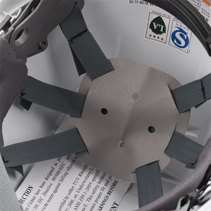 Ck tech. skyddshjälmkonstruktion hjälm arbetskeps abs material skyddshjälmar andningsbar teknisk krafthjälm