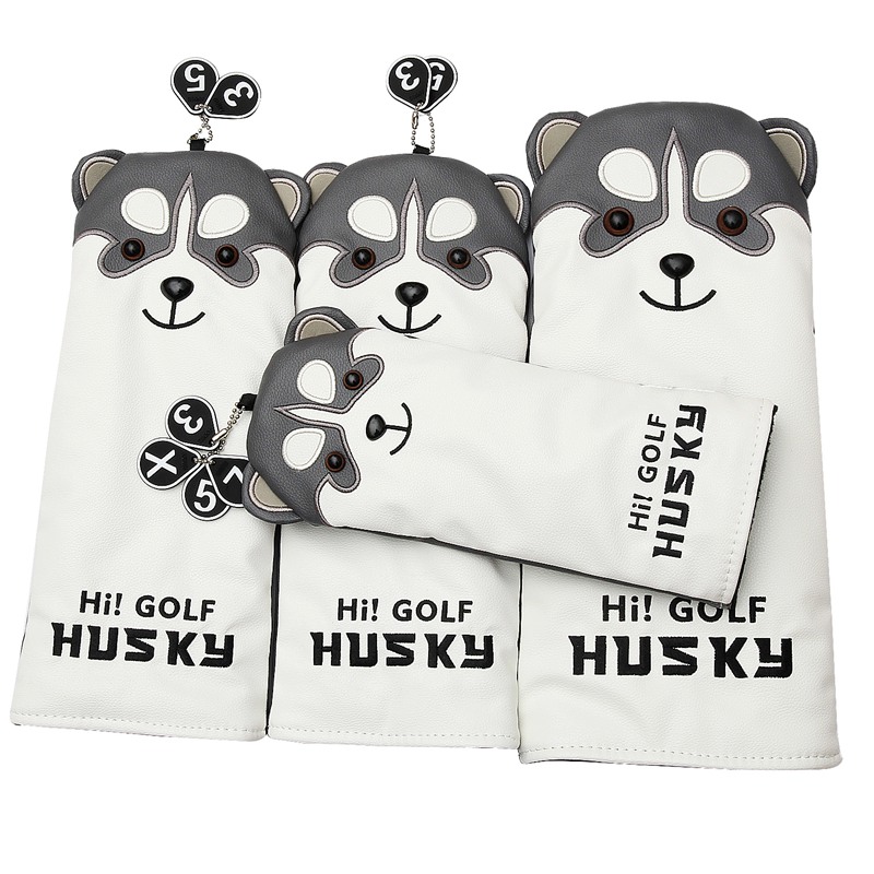 Golfklubba huvudskydd förarskydd huvudskydd skydd tjockt pu läder för skräddarsydd callaway titleist
