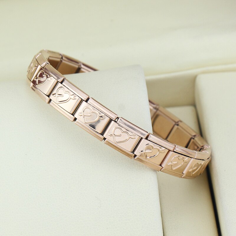 Hapiship Armband - 9mm Breed - Roestvrij Staal Bangle - Klassieke Stijl - voor Dames & Meisjes