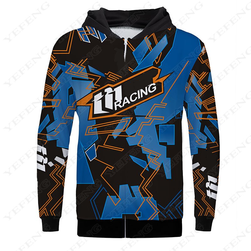 motorcycle jackets Motocross Off Road motorcycle Racing Team Jacket Tracksuit Outerwear Zipper Closure Keep warm: 2 / XXXL