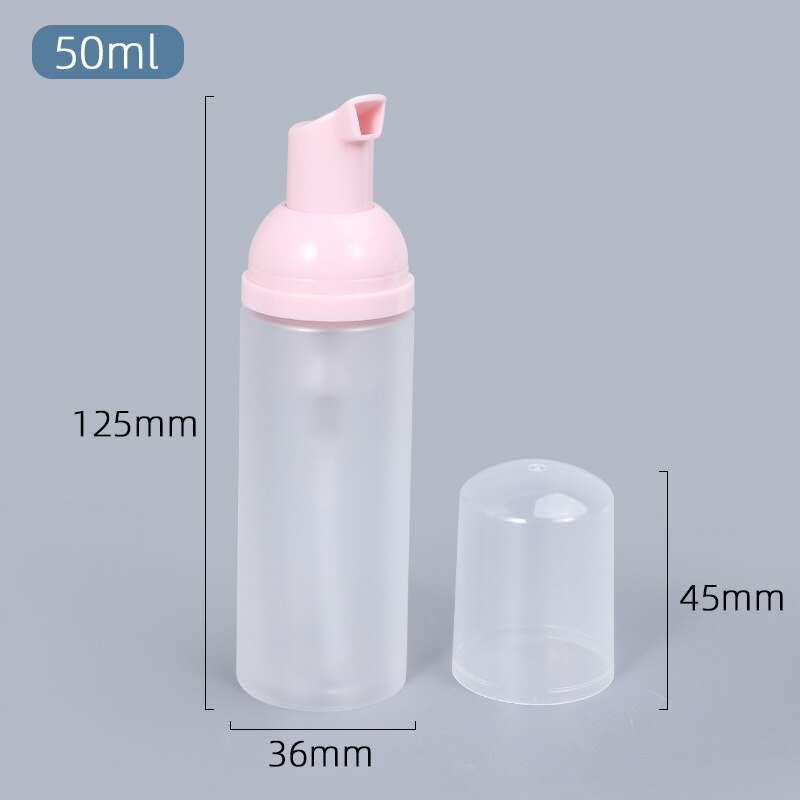 Foaming Bottle Hand Soap Mousses Forming Liquid Dispenser Bottle Shampoo Gel Plastic Refillable Bottle Forming Blttle 50ML: 02
