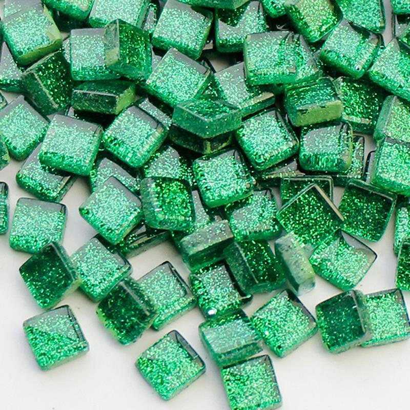 funkeln Kristall Mosaik Unregelmäßig Geformte Mosaik Steine DIY Stein Fragmente Gemischt Farbe Mosaik Handwerk Dekor: Licht Gelb