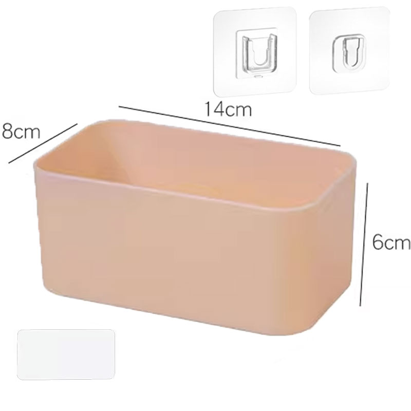 Kitchen Wall-mounted Under Sink Storage Rack Spice Bottle Holder Drawer Shelf Pull Out Cabinet Basket Organizer Bathroom Shelf: Red