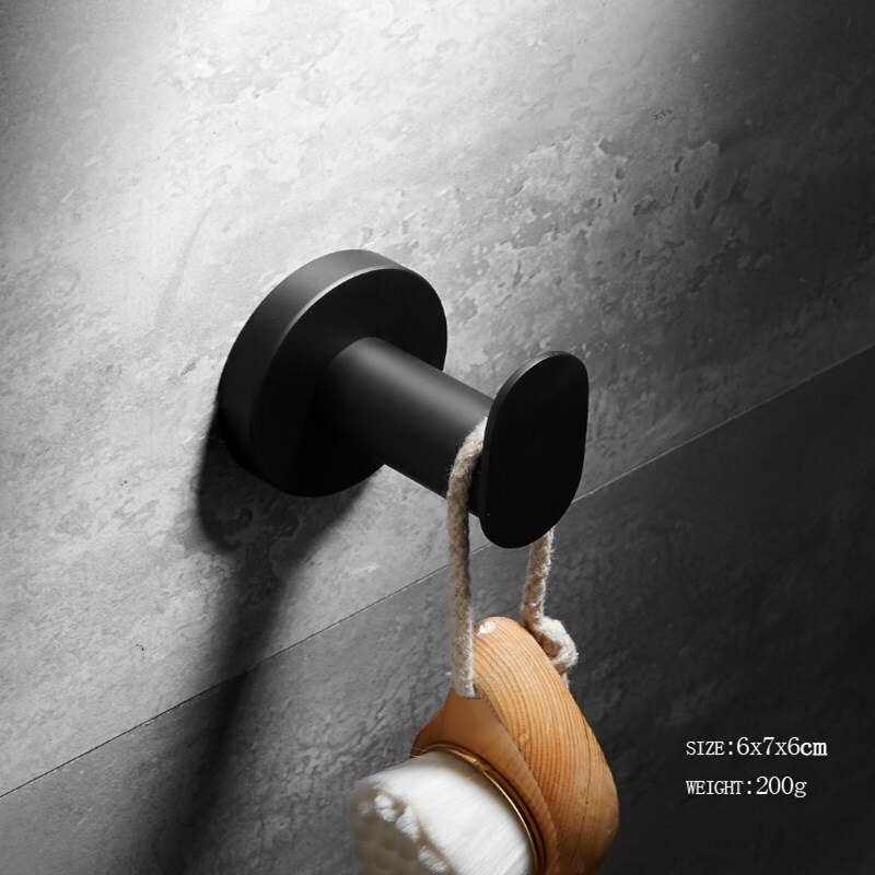 Bathroom Hardware Kit Matte Black Stainless Steel ... – Vicedeal