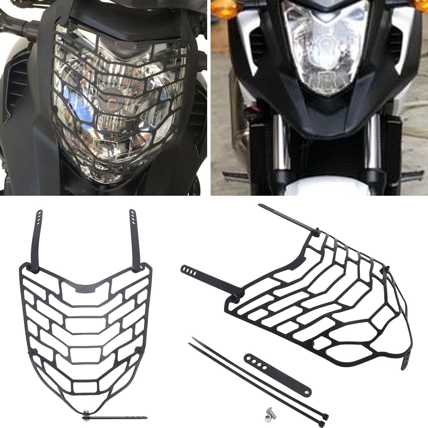 Grille Headlight Protector Head Light Guard Front Lamp Cover For HONDA