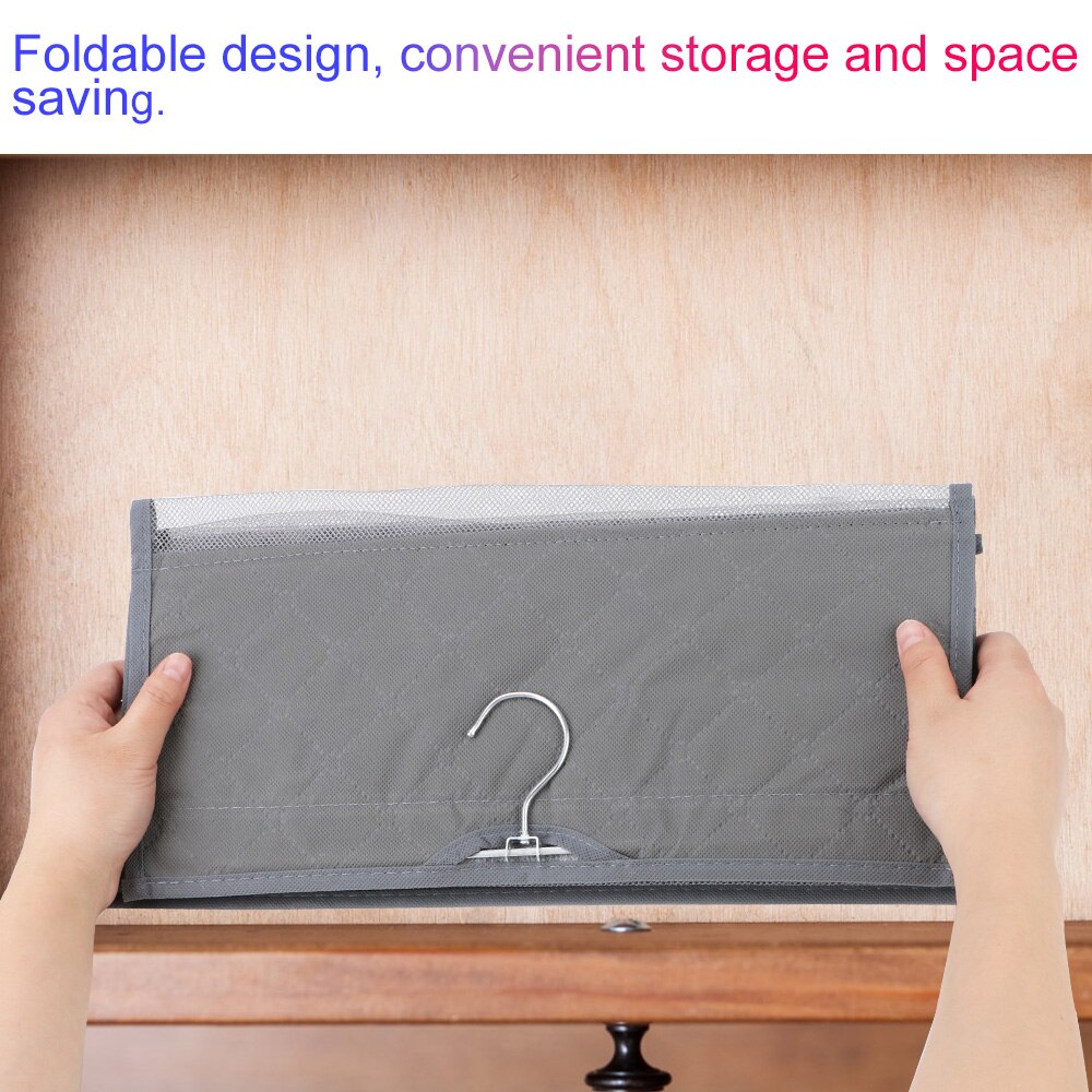 Bedroom Organization Foldable Purse Storage Bag Three-dimensional Door Wardrobe Closet Hanger Hanging Handbag Organizer