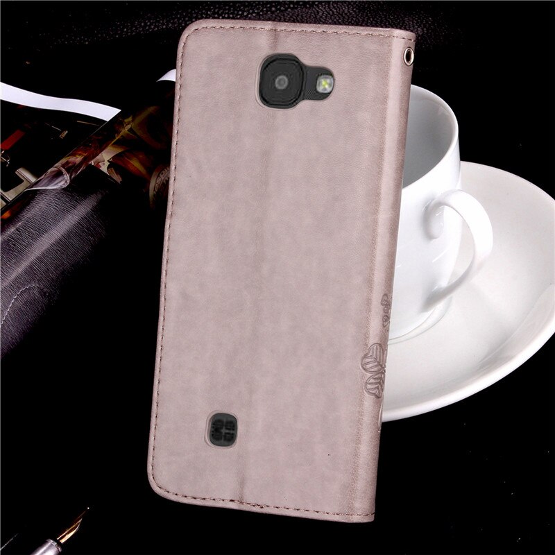 HATOLY For Phone Case LG K3 Cover 4.5'' Flip PU Leather & TPU Holster Case For LG K3 Case K3 Funda With Card Slot