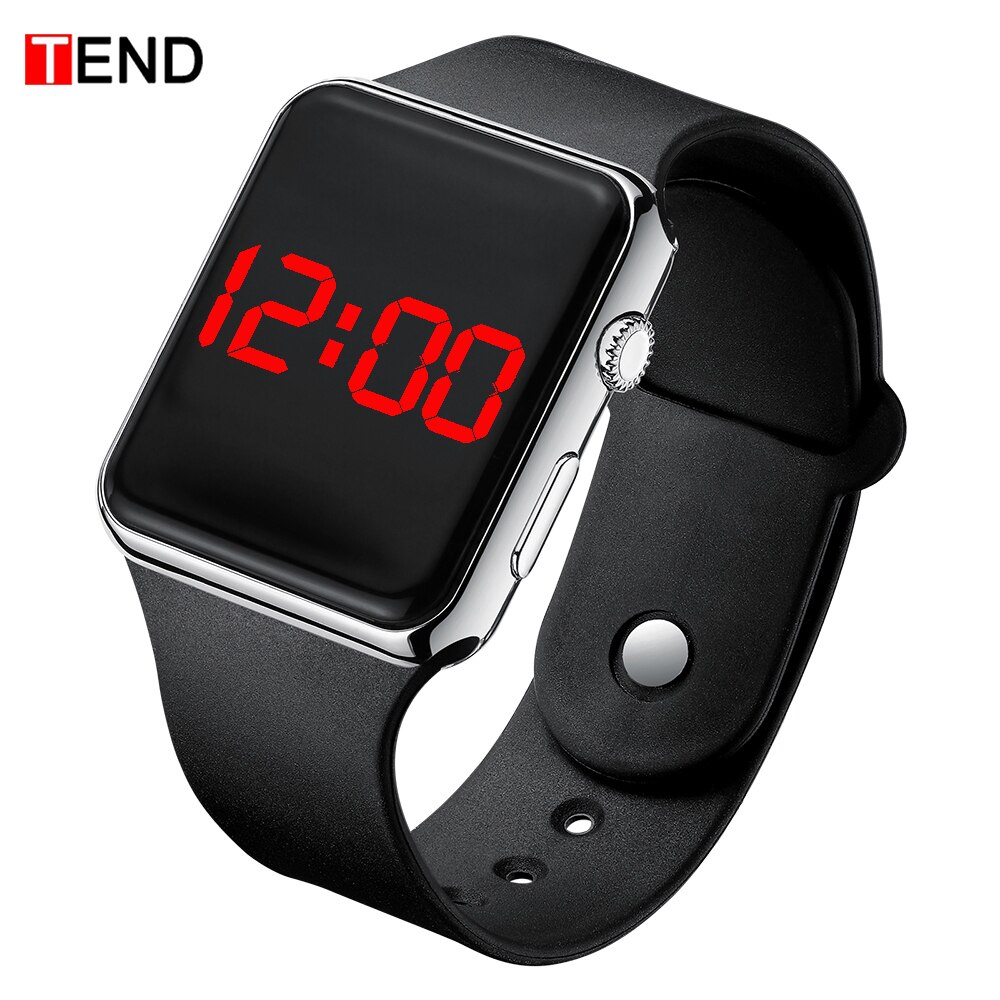 Menn kvinner ledet klokke silikon elektronisk klokke sport digital klokke par klokker klokke relogio digital montre homme