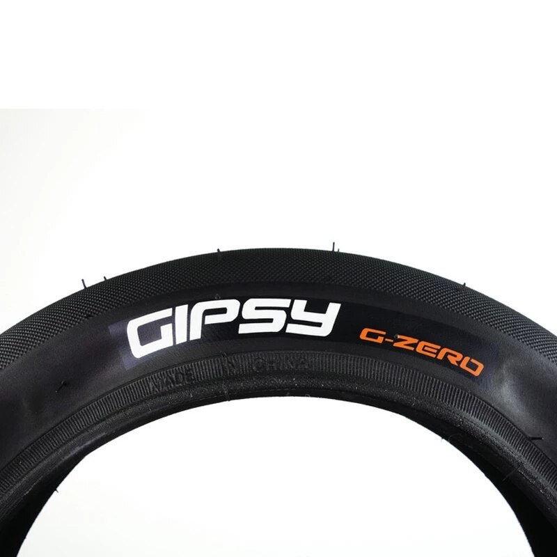 GIPSY 12 inch Bicycle 12x1.75 FOLDING TIRE 155g 85PSI 120TPI 12'' Slick Tire Balancebike Pushbike Kids Bike Upgrade Tire G-ZERO