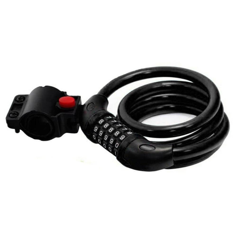 Bike Lock Digit 5 Code Combination Bicycle Lock Bicycle Security Lock Bicycle Equipment Anti-Theft Lock