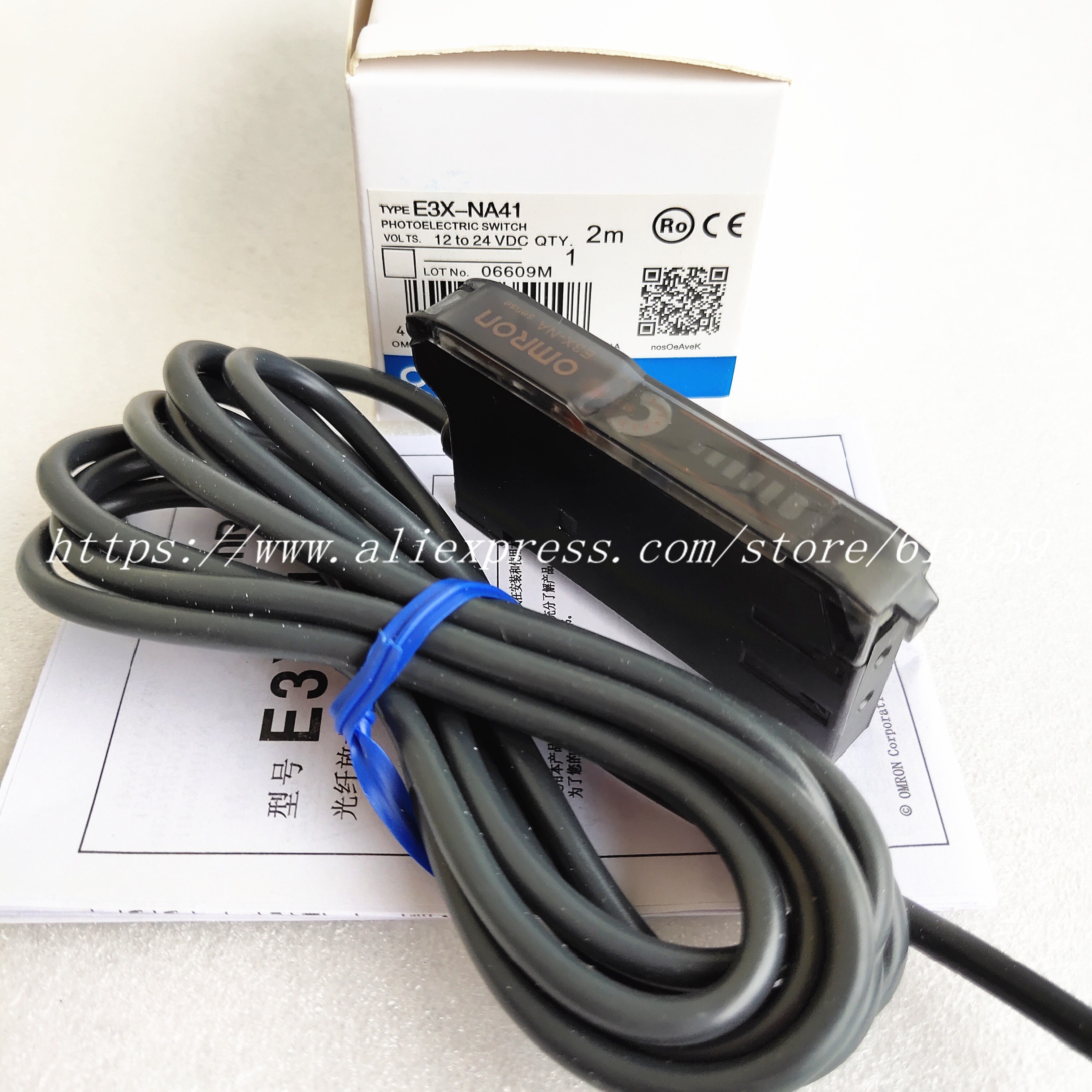 E3X-NA41 PNP Optical Fiber Amplifier Sensor Photoelectric Sensor