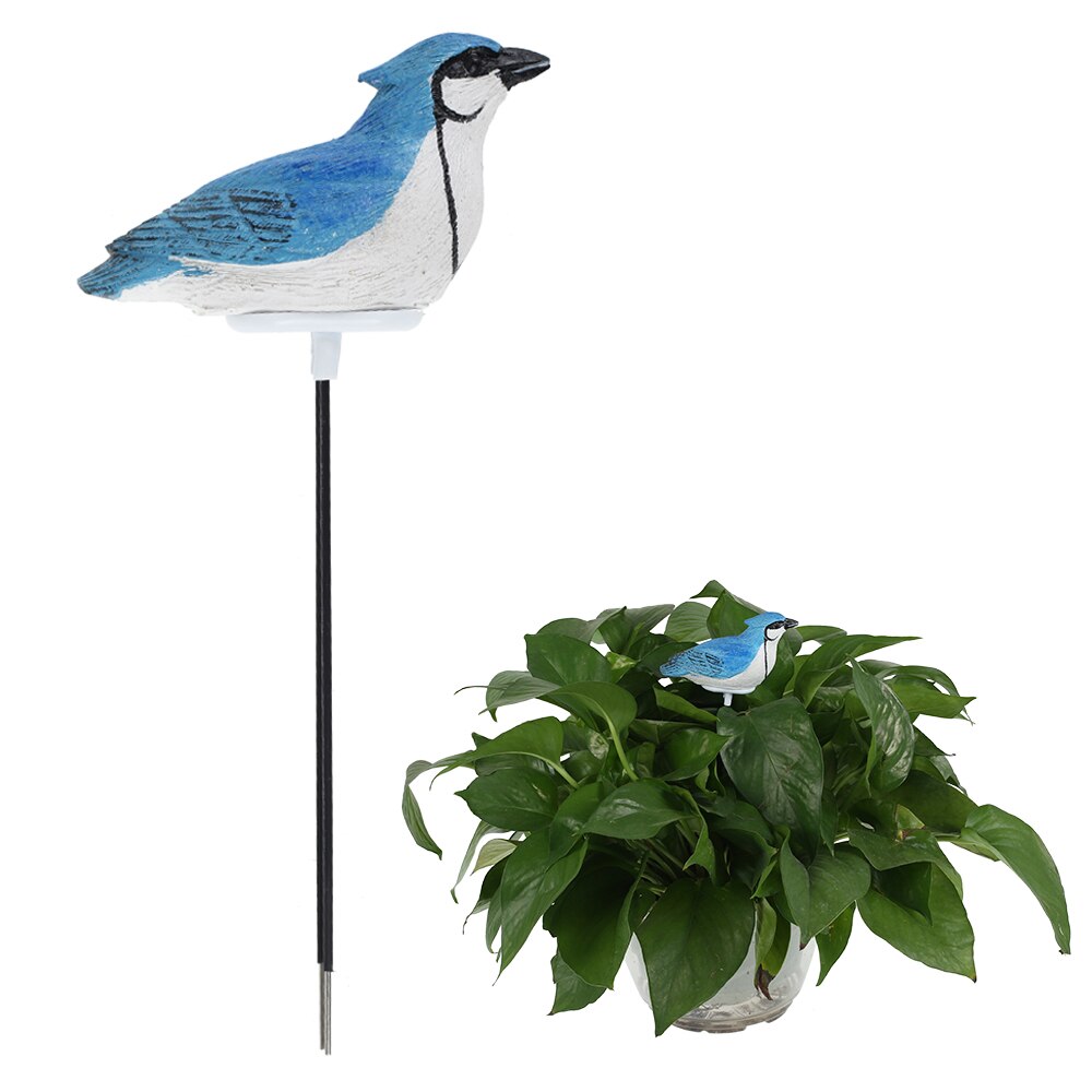 Updated Automatic Soil Moisture Tester Detector Bird Shape Needle Soil Humidity Meter Hydrometer Soil Water Moisture Sensor: Blue