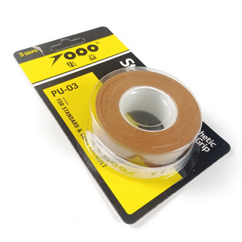 3 stks/pak Anti-slip Sterke Grap Badminton Grip Tennis Overgrip Tape Voor Racket Synthetisch Over Grip padel Accessoires: WHITE