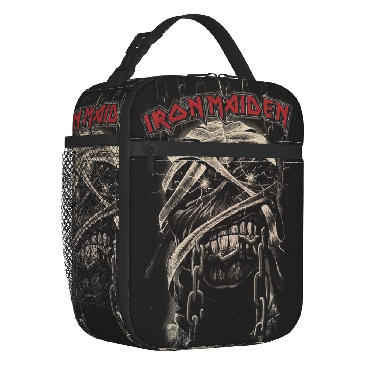 Custom Heavy Metal Lunch Bag Women Cooler Thermal Insulated Lunch Boxes for Children School: Beige