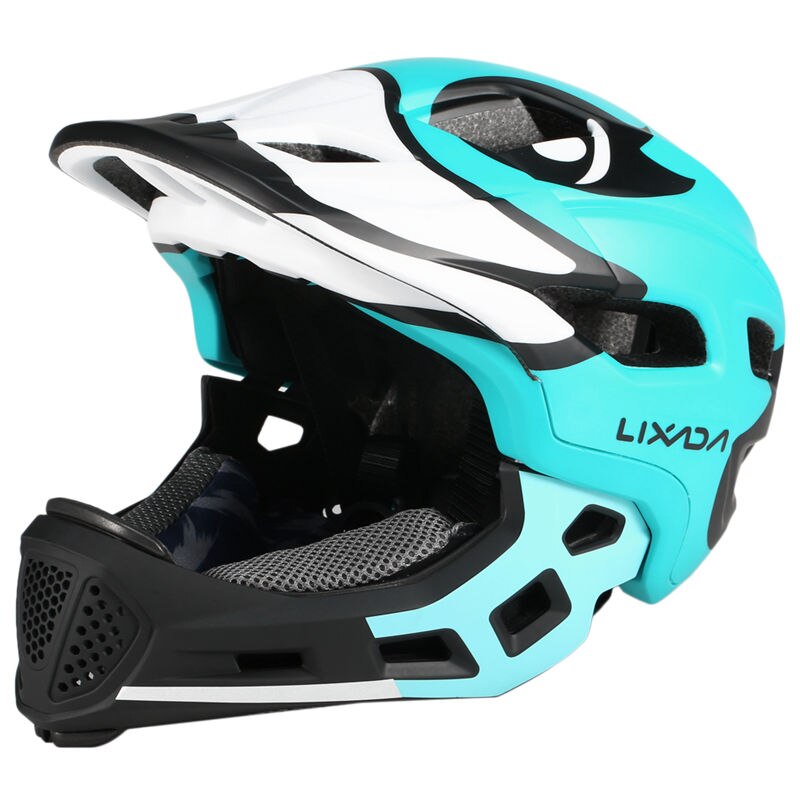 Lixada barn avtakbar helhjelm barn sports sikkerhetshjelm for sykling skateboard rulleskøyte hjelm cap: Stil 2 blå