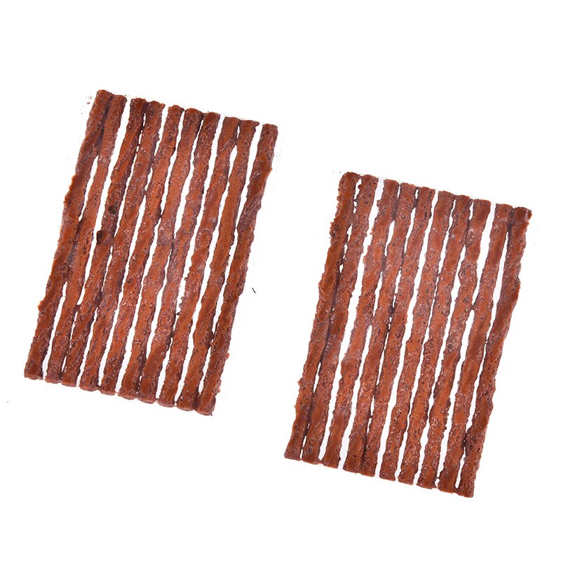 20pcs(2sheet) tyre repairing rubber strips 3.5mmx100mm Bicycle tire repair tools Quick Tire Leaks Repair strips: Default Title