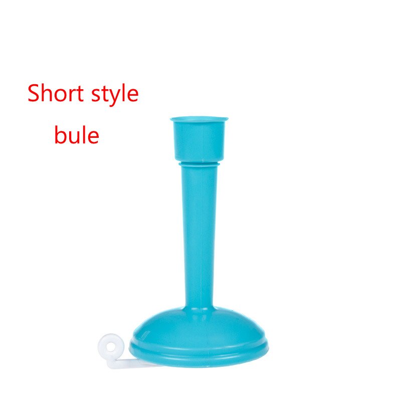 Water Saving Kitchen Faucet Sprayers Adjustable Tap Filter Nozzle Swivel Spout Faucet Kitchen Bathroom Accessories: short blue