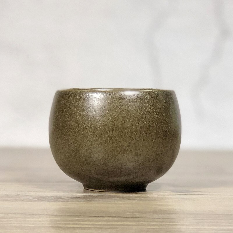 Groft keramik antik termokrus kop keramisk retro tekopper tumbler krus kontor drikkevand kop kung fu drikkevarer: D
