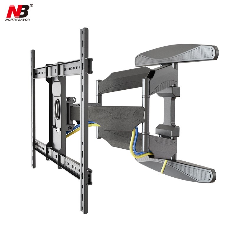 NB P6 40"-70" Flat Panel LED LCD TV Wall Mount Full Motion 6 Swing Arms Monitor Holder Frame