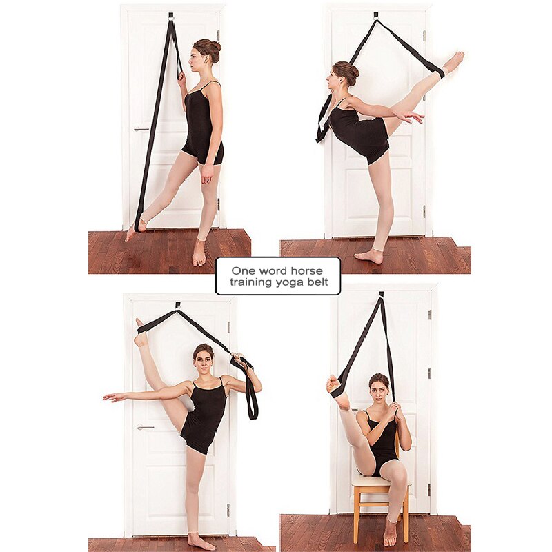 Yoga accessoires huishoudelijke eenvoudige split trainingsriem deur ballet stretch riem beenpers stretch touw yoga stretch riem
