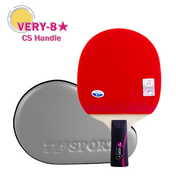 729 Friendship Ping Pong Racket Very 7 8 9 Star Table Tennis Racket Carbon Quick Attack with Loop Blade: 8 star CS handle
