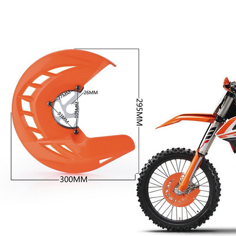 Moottoripyörän etujarrulevyn suojus ktm 125 150 250 300 450