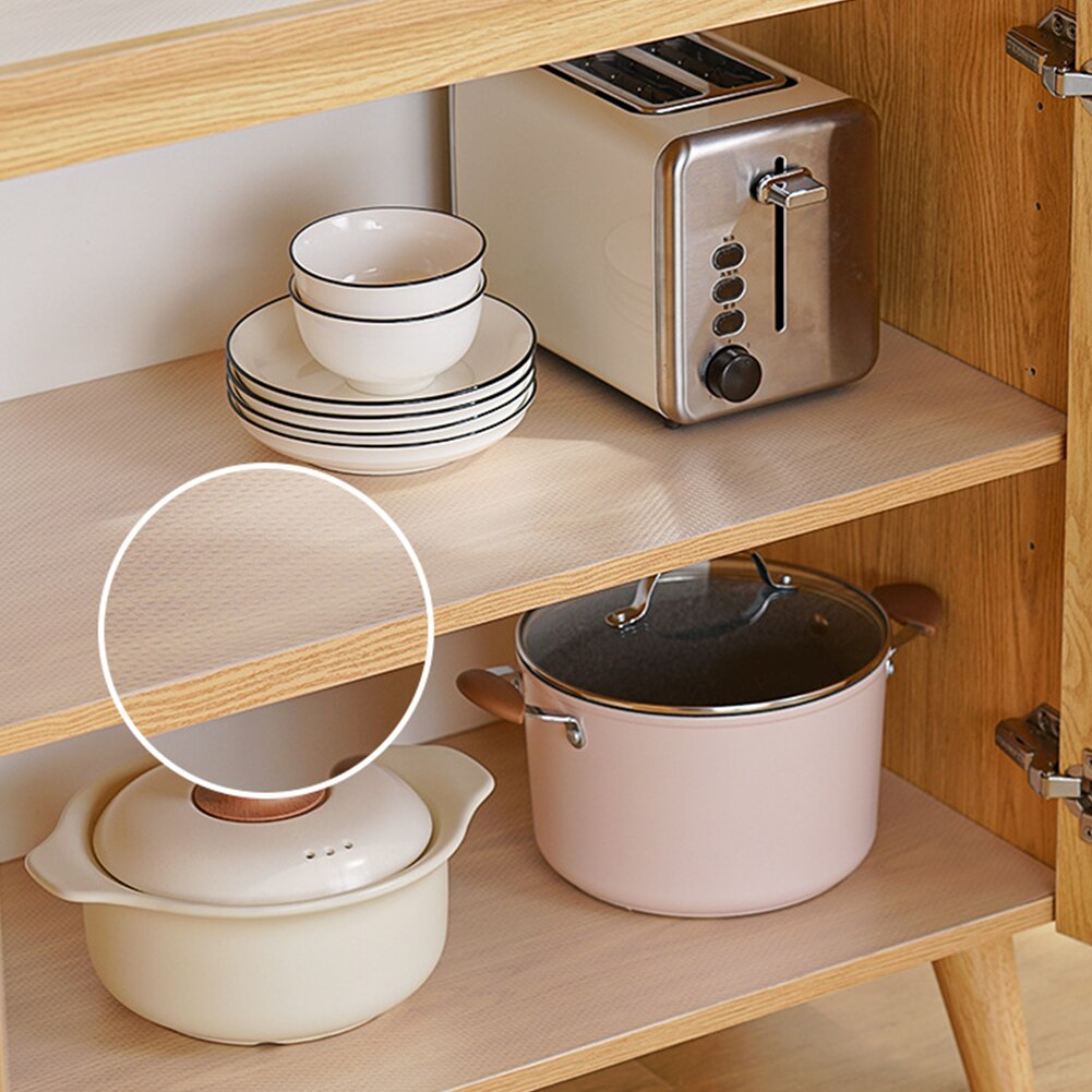 Non Slip Waterproof Drawer Mat Shelf Cover Liners Cabinet Mat oil-proof Liners Closet Placemat Table Pad Paper