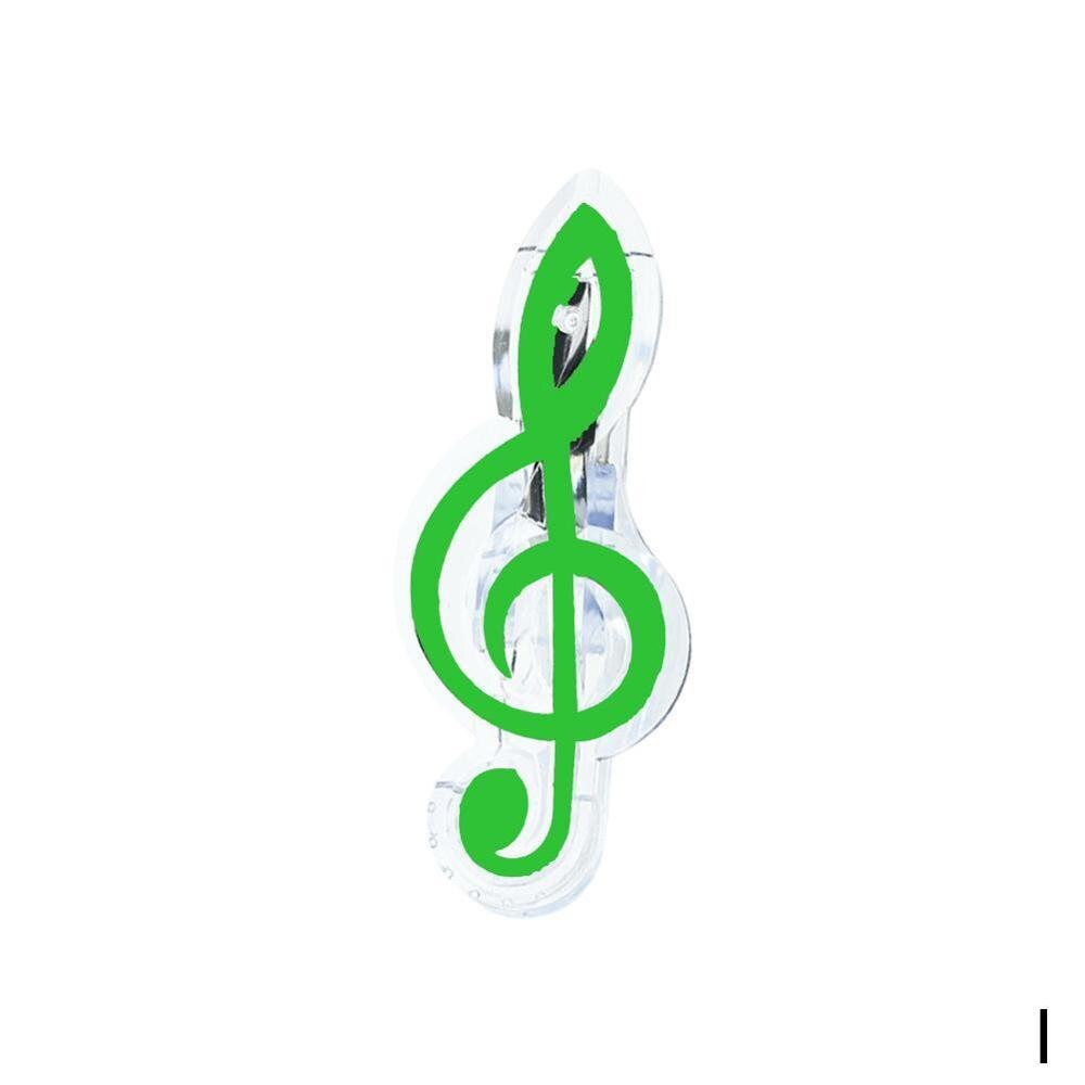 Muziekboek notitie clip plastic piano muziekboek pagina g clip sleutel muziek accessoires clip  p4 q 3: Groene sleutel