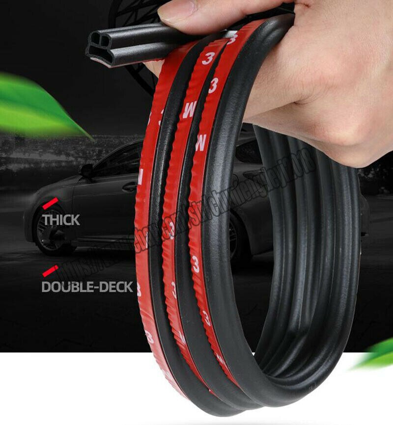 5M noir L forme voiture porte capot coffre garniture bord moulage caoutchouc coupe-froid pour voiture
