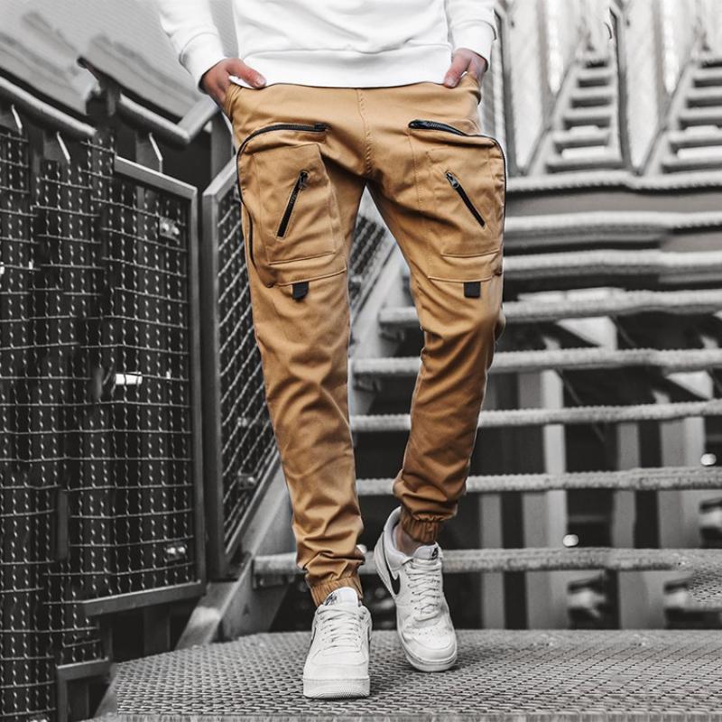 Chrleisure herr cargoficka byxor byxor streetwear joggingbyxor herr joggingbyxor hip hop lösa byxor herr