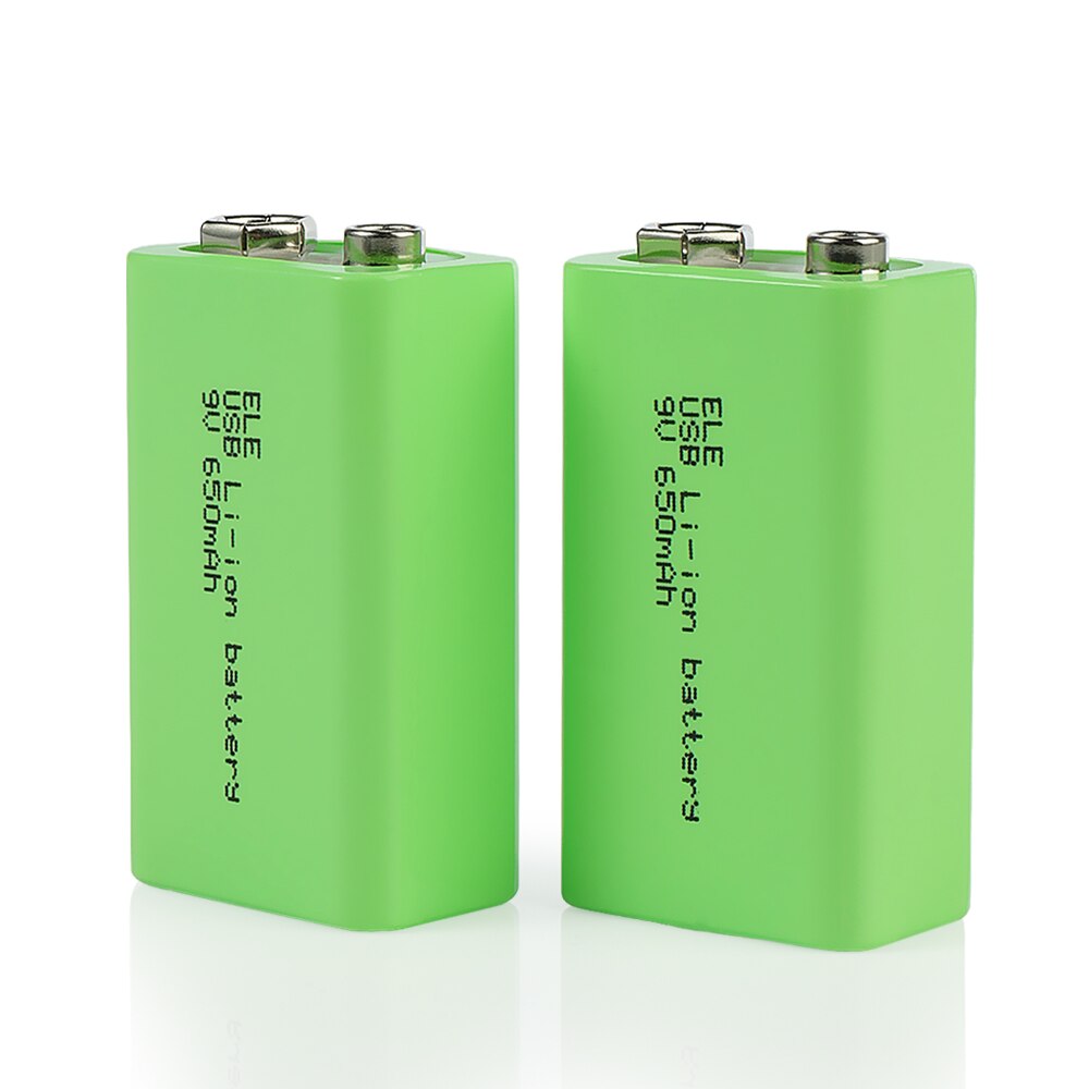 Micro batterie Lithium-ion Rechargeable USB 9 V, 650mAh, 6F22, pour jouet hélicoptère RC