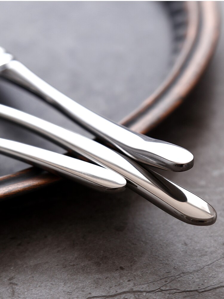 Thicken Metal Cutlery Set Modern Eco Friendly Products Stainless Steel Dinnerware Set Geschirr Set Wedding Decoration EC50CJ