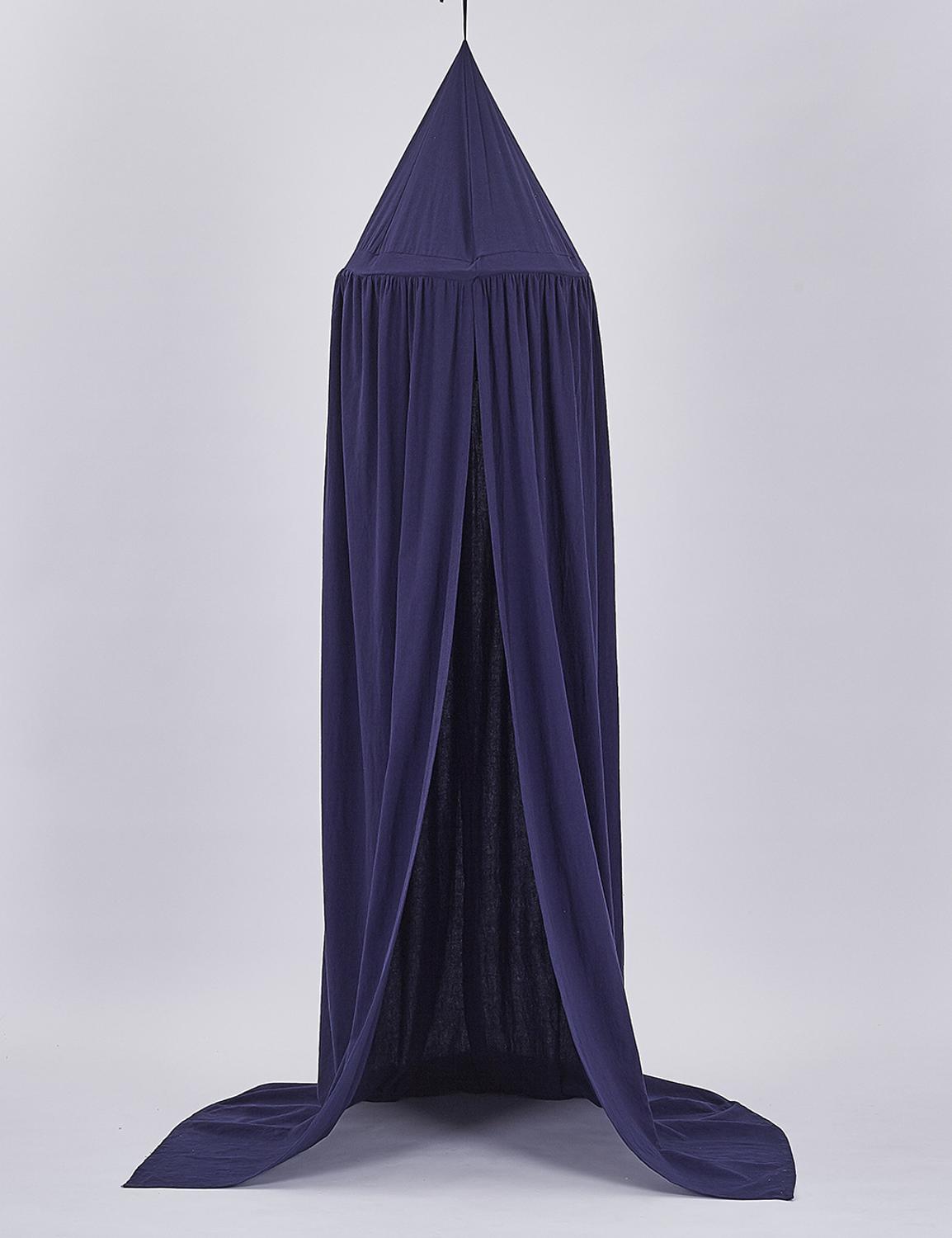 Baby Hung Dome Meisjes Prinses Bed Luifel Tent Gordijn Baby Klamboe Voor Crib Klamboe Beddengoed Room Decor: sapphire