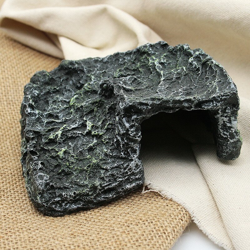 Aquarium Turtle Basking Climbing Platform Turtle Tank Basking Island Stone Aquarium Cave Decoration For Turtle Repitle Fish