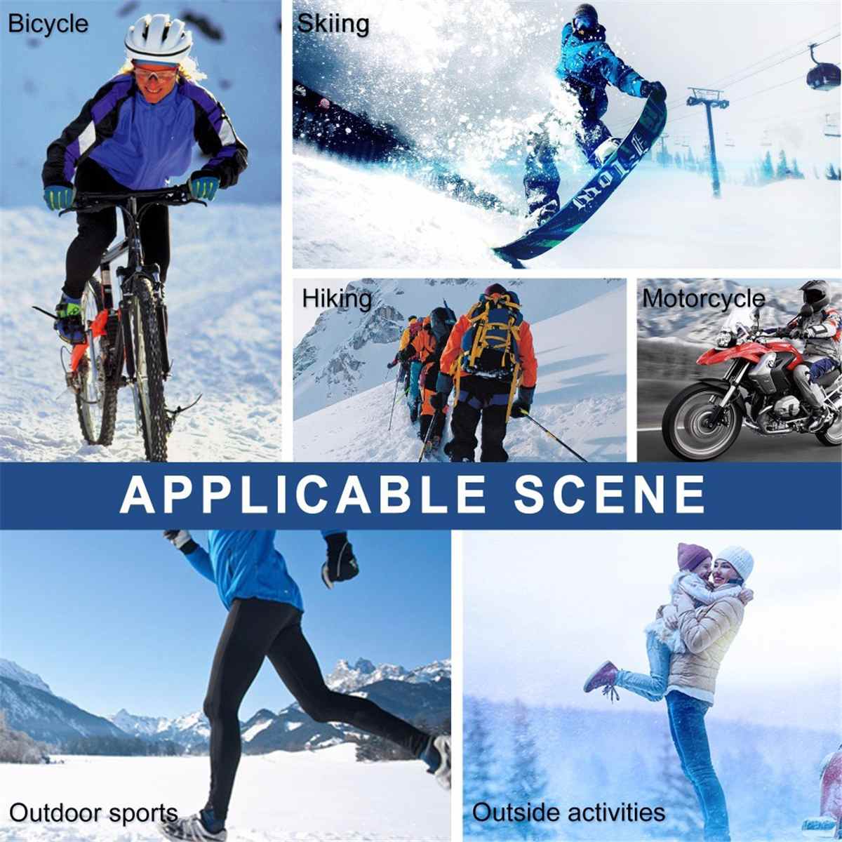 Thermal Cotton Heated Socks Sport Ski Socks Winter Foot Warmer Electric Warming Sock Battery Power Heating Socks for Men Women