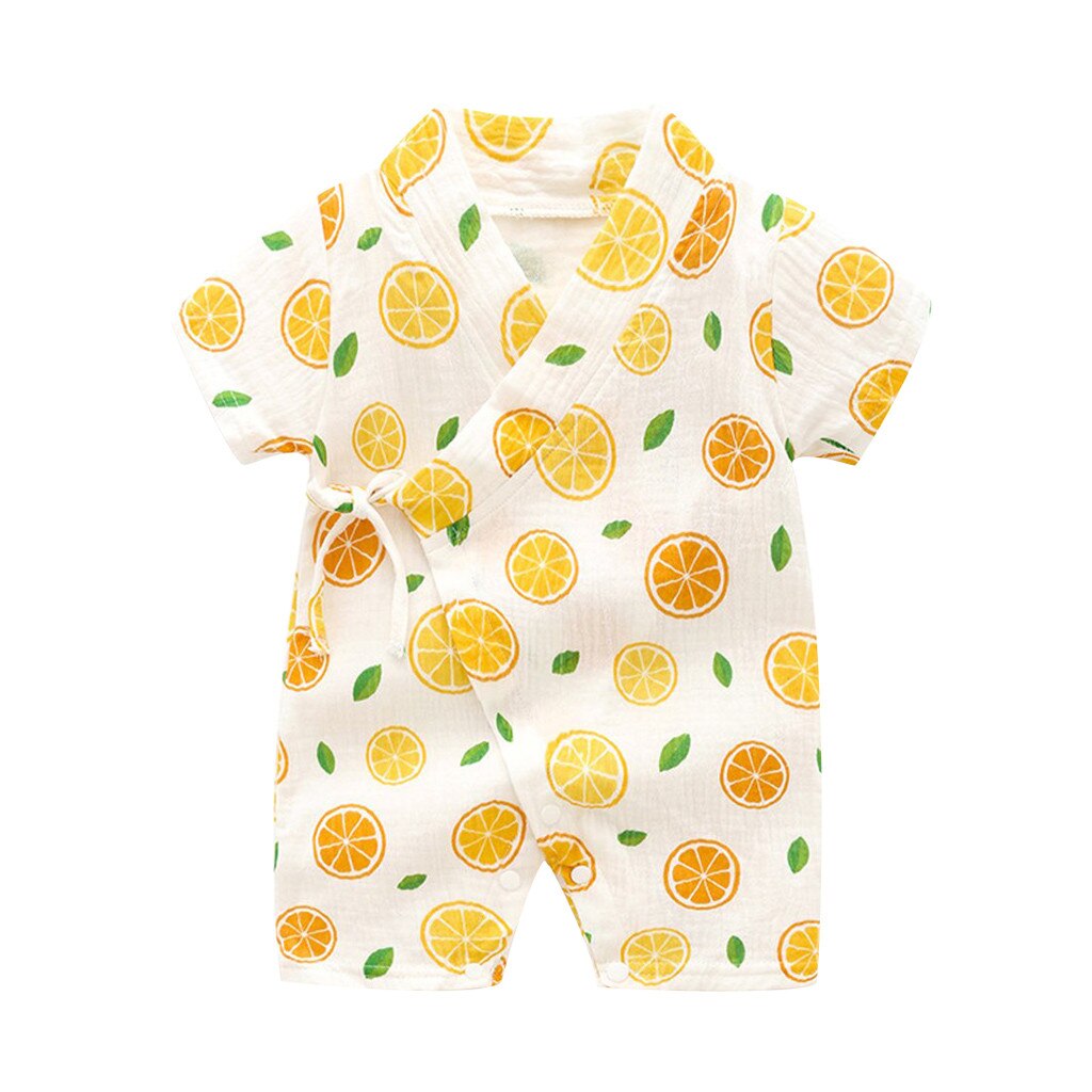 Kinder kleidung kleidung Jungen clothesNewborn Infant Baby Junge Mädchen Kaninchen Garn Robe Kimono Romper Overall L30820: YE / 18m