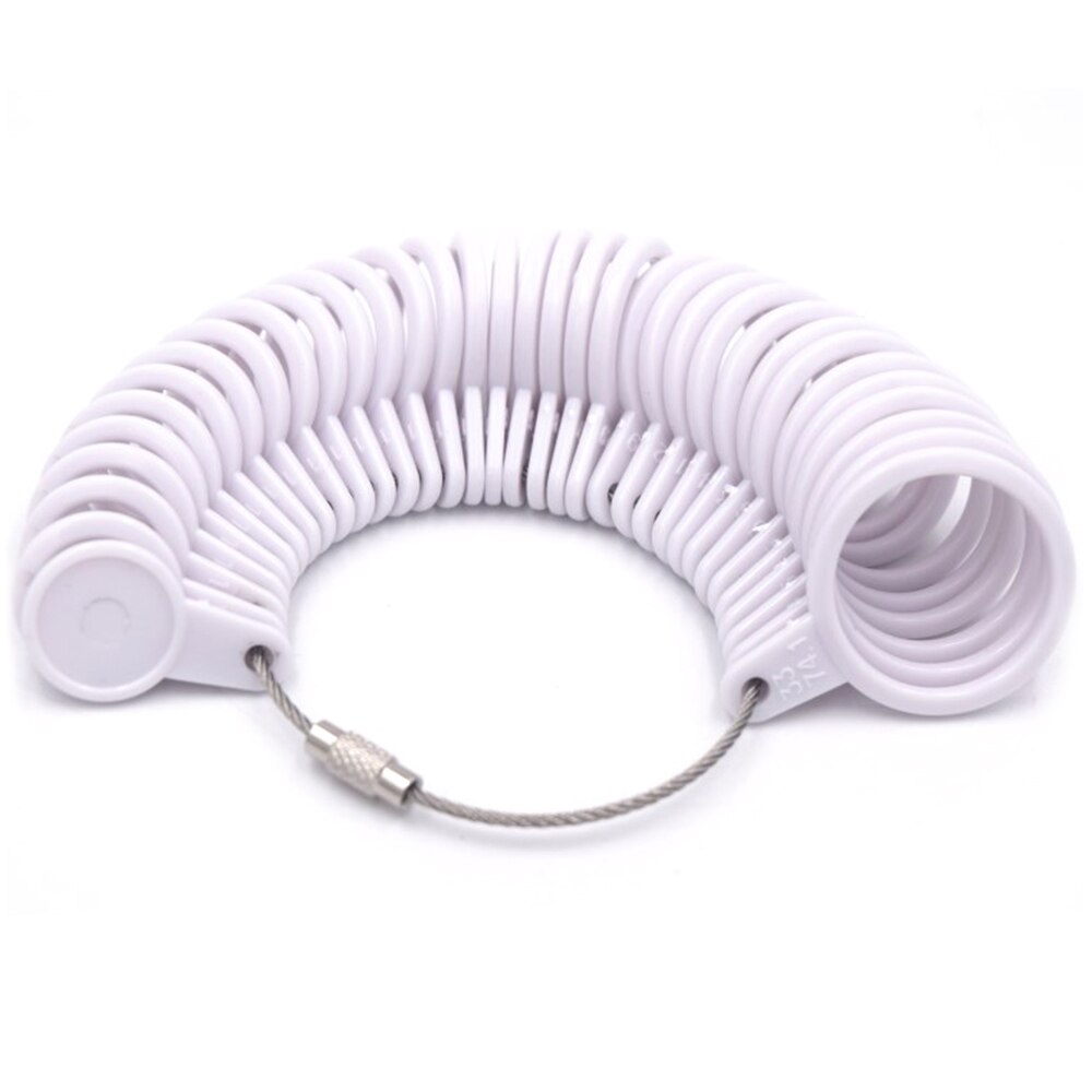 1 pierścionek zestawowy rozmiar biżuteria zestawy narzędzi pomiarowych plastikowy trzpień Stick Finger profesjonalne narzędzie kolorowe wygodne Charms , 5cm Dia.: 6